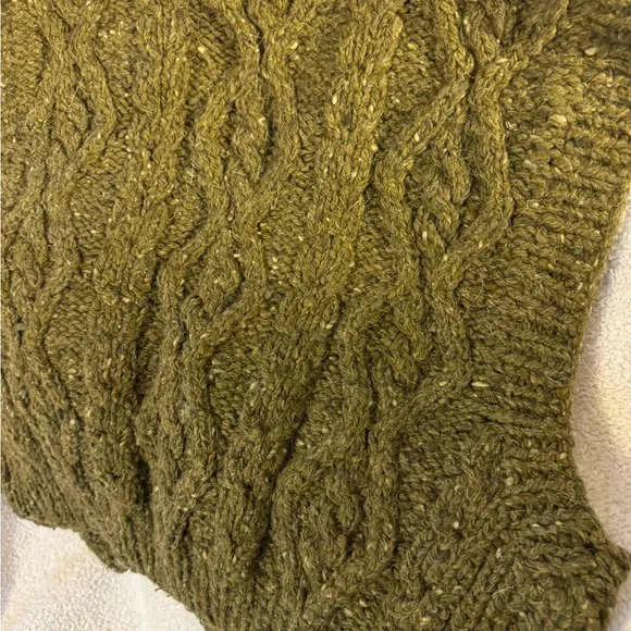 VINTAGE SWEATER VEST BANANA REPUBLIC WOOL CHUNKY - Picture 6 of 9